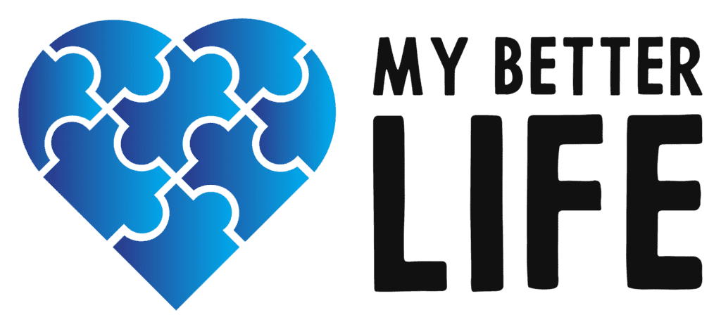 Logo mybetterlife – symbol wsparcia psychicznego, otwartości i budowania lepszego świata poprzez rzetelne materiały edukacyjne i pomoc psychologiczną.